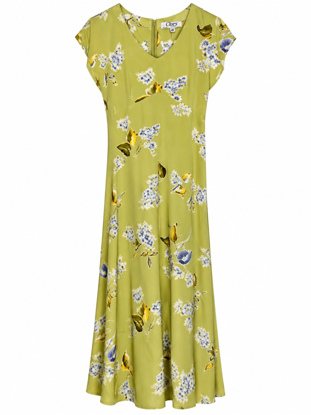 Vintage 90s Clues Collection Floral Maxi Dress Sleeveless Size 10